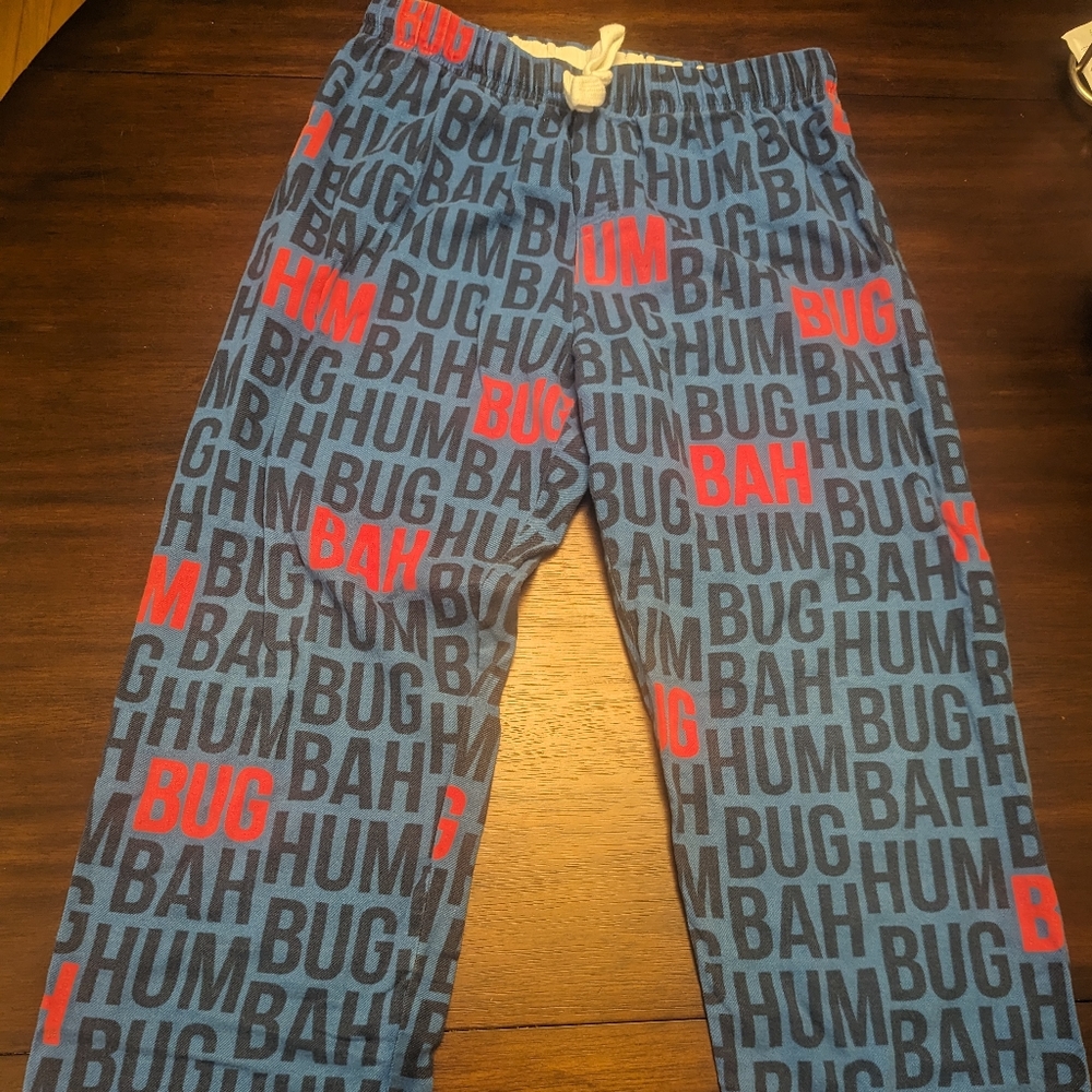 Mini Boden Bah Humbug sleep pants pajamas